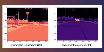 Thermal Images Captured with Ansys AVxcelerate Sensors