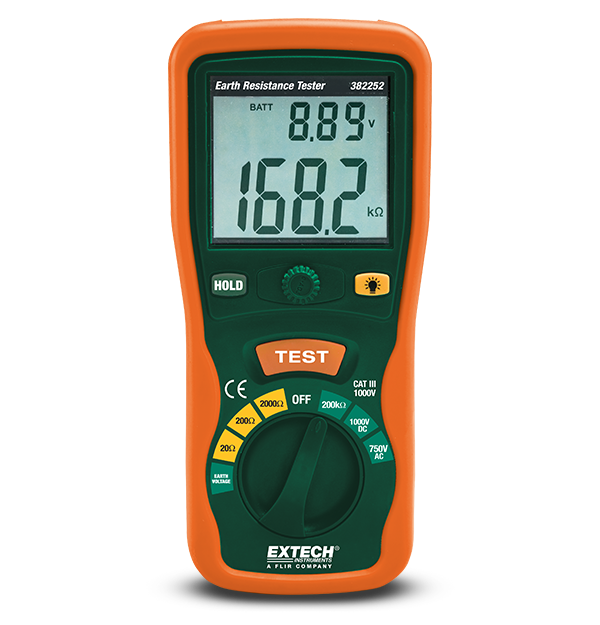 Extech 382252: Earth Ground Resistance Tester Kit