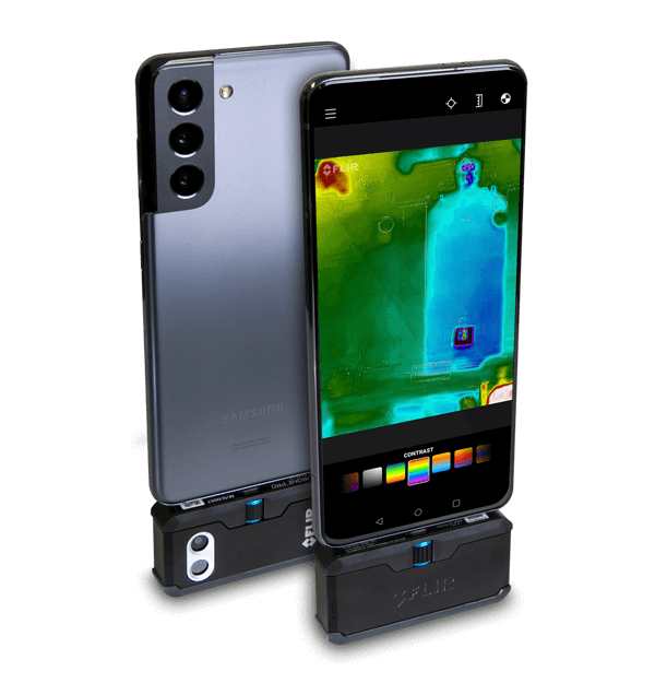 FLIR ONE PRO Modulo con telecamera per scansione termica per dispositivi iOS con connettore lightning 752 °F misura temperature fino a 400 °C tecnologia brevettata MSX