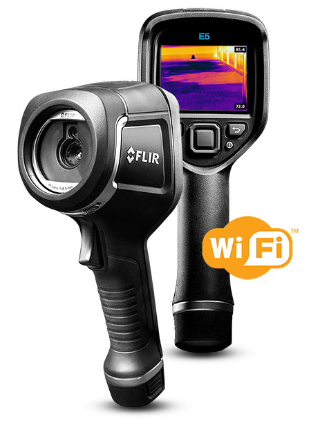 E5-XT Infrared camera with extended temperature range FLIR with Wi-Fi 160x120px 