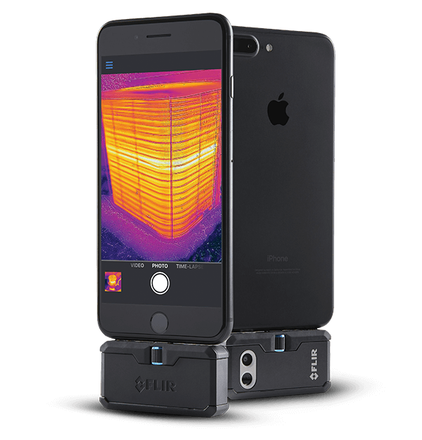 248 °F mesure des températures jusquà 120 °C FLIR ONE PRO LT Module avec caméra de balayage thermique pour appareils iOS avec connecteur lightning 