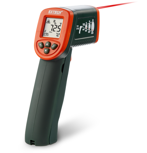 Extech IR267: Mini IR Thermometer with Type-K Input