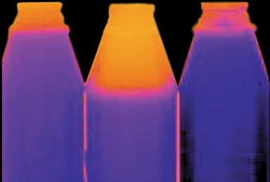 Kontrola jakości produktu w przemyśle kamerą termowizyjną FLIR A50/A70 a50 a70 bottles smaller - Kontrola jakości produktu w przemyśle kamerą termowizyjną FLIR A50/A70