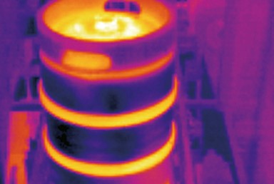 Kontrola jakości produktu w przemyśle kamerą termowizyjną FLIR A50/A70 biervat ok - Kontrola jakości produktu w przemyśle kamerą termowizyjną FLIR A50/A70