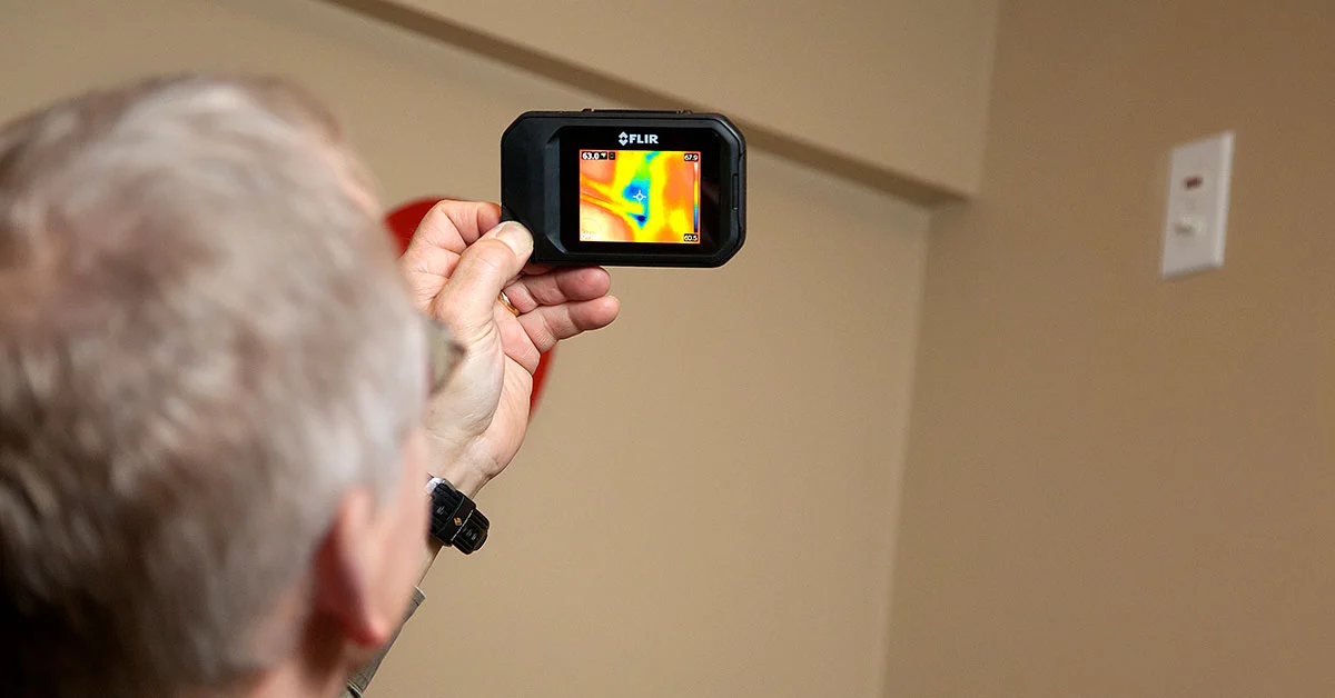 How To Detect A Water Leak with Thermal Imaging