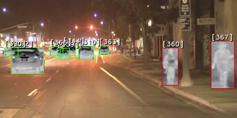 ADAS Thermal Image with Bounding Boxes