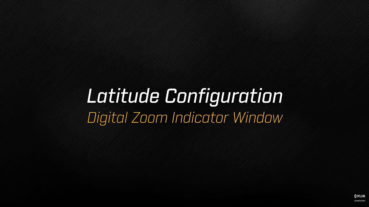 Control Center - Digital Zoom Indicator Window